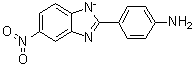 4-(5-Nitro-1H-benzimidazol-2-yl)benzenamine ion molecular structure (CAS 70971-80-1)
