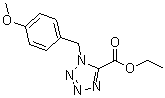 Ethyl 1-(4-methoxybenzyl)tetrazole-5-carboxylate molecular structure (CAS 70978-35-7)