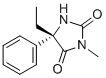 structure of CAS# 70989-04-7, (S)-Mephenytoin;(5S)-5-ethyl-3-methyl-5-phenylimidazolidine-2,4-dione