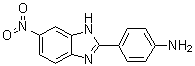 4-(6-硝基-1H-苯并咪唑-2-基)苯胺分子结构 (CAS 71002-88-5)