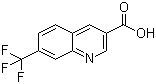 7-(Trifluoromethyl)quinoline-3-carboxylic acid molecular structure (CAS 71082-51-4)