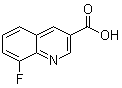 8-Fluoro-3-quinolinecarboxylic acid molecular structure (CAS 71082-53-6)