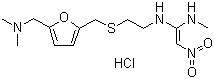 盐酸雷尼替丁分子结构 (CAS 71130-06-8)