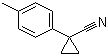 结构式 CAS# 71172-78-6, 1-(4-甲基苯基)-1-环丙腈; 1-对甲苯基环丙腈
