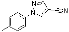 结构式 CAS# 712-72-1, 1-(4-甲基苯基)-1H-吡唑-4-甲腈