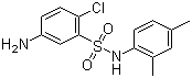 5-Amino-2-chloro-N-(2,4-dimethylphenyl)benzenesulphonamide molecular structure (CAS 71215-81-1)