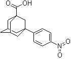structure of CAS# 7123-76-4, 3-(4-Nitrophenyl)adamantane-1-carboxylic acid;1-(p-Nitrophenyl)-3-adamantanecarboxylic acid