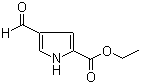 结构式 CAS# 7126-57-0, 4-甲酰基-1H-吡咯-2-甲酸乙酯