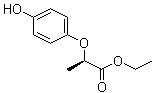 Ethyl (R)-2-(4-hydroxyphenoxy)propionate molecular structure (CAS 71301-98-9)