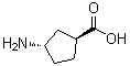 (+)-trans-3-Aminocyclopentanecarboxylic acid molecular structure (CAS 71376-02-8)