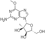2'-C-Methyl-6-O-methylguanosine molecular structure (CAS 714249-80-6)