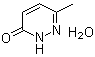 结构式 CAS# 7143-82-0, 6-甲基哒嗪-3(2H)-酮一水合物