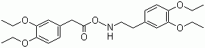 N-(3,4-二乙氧基苯乙基)-3,4-二乙氧基苯乙酰胺分子结构 (CAS 71457-14-2)