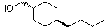 反式-4-戊基环己烷甲醇分子结构 (CAS 71458-08-7)
