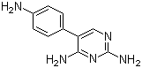 5-(4-Aminophenyl)-2,4-pyrimidinediamine molecular structure (CAS 71552-29-9)