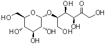 5-O-alpha-D-Glucopyranosyl-D-fructose molecular structure (CAS 7158-70-5)
