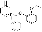 瑞波西汀分子结构 (CAS 71620-89-8)