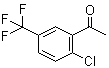 1-[2-氯-5-(三氟甲基)苯基]乙酮分子结构 (CAS 71648-45-8)