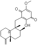 结构式 CAS# 71678-03-0, (-)-Ilimaquinone