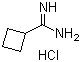 Cyclobutanecarboximidamide hydrochloride molecular structure (CAS 71690-89-6)