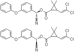theta-Cypermethrin molecular structure (CAS 71697-59-1)