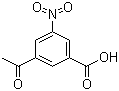 3-乙酰基-5-硝基苯甲酸分子结构 (CAS 717-75-9)