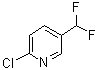 结构式 CAS# 71701-99-0, 6-氯-3-(二氟甲基)吡啶