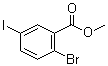 structure of CAS# 717880-58-5, 2-Bromo-5-iodobenzoic acid methyl ester