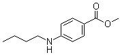 4-丁基氨基苯甲酸甲酯分子结构 (CAS 71839-12-8)