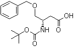 (S)-4-(Benzyloxy)-3-(tert-butoxycarbonylamino)butanoic acid molecular structure (CAS 718608-08-3)