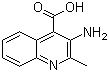 3-Amino-2-methyl-4-quinolinecarboxylic acid molecular structure (CAS 71881-80-6)