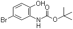 N-Boc-2-氨基-4-溴苯酚分子结构 (CAS 719310-30-2)