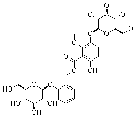 Leiocarposide molecular structure (CAS 71953-77-0)