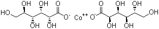 structure of CAS# 71957-08-9, Cobalt(II) gluconate;Bis(D-gluconato-O1,O2)cobalt