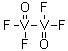 Tetrafluorodioxodivanadium (V-V) molecular structure (CAS 71965-21-4)