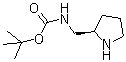 [(2R)-2-Pyrrolidinylmethyl]carbamic acid tert-butyl ester molecular structure (CAS 719999-54-9)