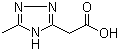 3-Methyl-1H-1,2,4-triazole-5-acetic acid molecular structure (CAS 720706-28-5)
