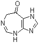 structure of CAS# 72079-77-7, 4,7-Dihydroimidazole[4,5-d][1,3]diazepine-8(1H)-one