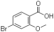 4-Bromo-2-methoxybenzoic acid molecular structure (CAS 72135-36-5)