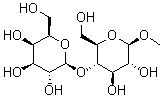 structure of CAS# 7216-69-5, Methyl 4-O-beta-D-galactopyranosyl-beta-D-glucopyranoside;Methyl beta-lactoside