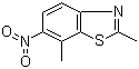 2,7-Dimethyl-6-nitrobenzothiazole molecular structure (CAS 72206-94-1)