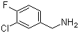3-Chloro-4-fluorobenzylamine molecular structure (CAS 72235-56-4)