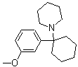 N-(1-[3-Methoxyphenyl]cyclohexyl)piperidine molecular structure (CAS 72242-03-6)