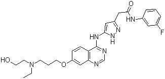 AZD1152-HQPA molecular structure (CAS 722544-51-6)