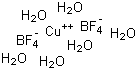 Copper(II) tetrafluoroborate hexahydrate molecular structure (CAS 72259-10-0)
