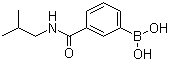 [3-(Isobutylaminocarbonyl)phenyl]boronic acid molecular structure (CAS 723282-09-5)