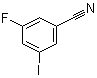 结构式 CAS# 723294-75-5, 3-氟-5-碘苯腈