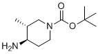 Tert-butyl trans-4-amino-3-methylpiperidine-1-carboxylate molecular structure (CAS 723308-58-5)