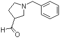 1-Benzyl-3-pyrrolidinecarboxaldehyde molecular structure (CAS 72351-49-6)
