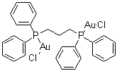 Bis(chlorogold(I)) 1,3-bis(diphenylphosphino)propane molecular structure (CAS 72428-60-5)